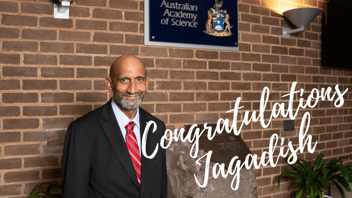 TMOS Chief Investigator Jagadish announced as the next President of the Australian Academy of Science