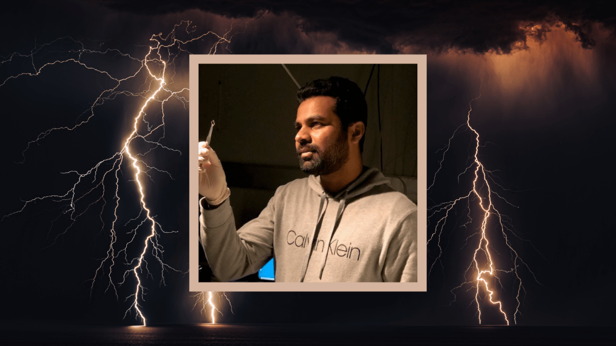 From lightning storm to scholar