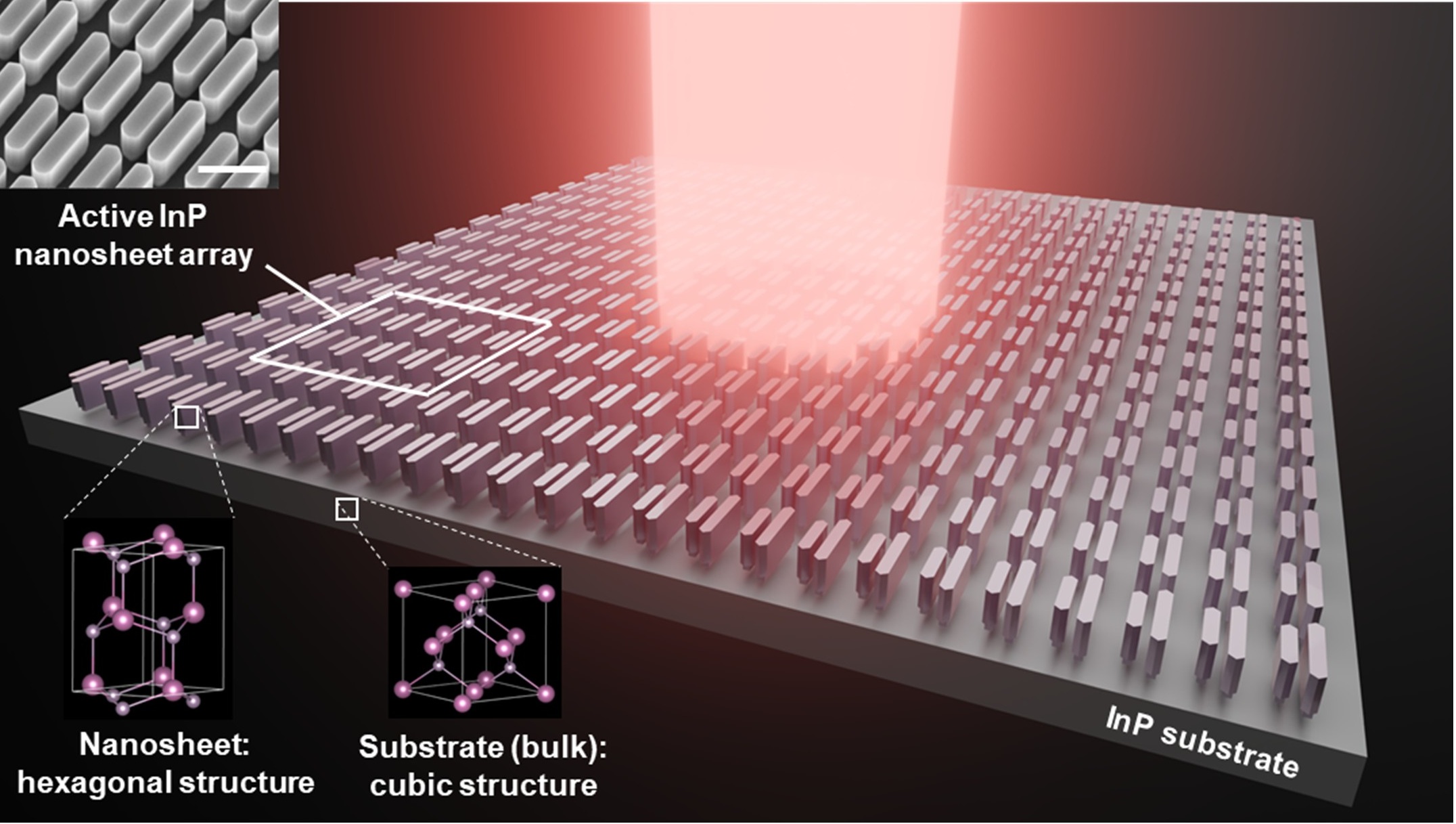 Growing crystals for metasurface lasers gives record efficiency